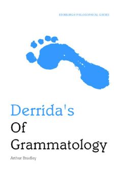portada Derrida's of Grammatology: An Edinburgh Philosophical Guide (en Inglés)