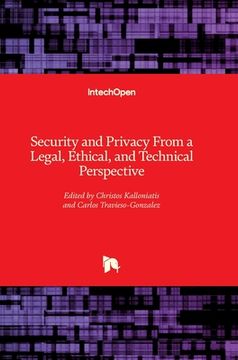 portada Security and Privacy From a Legal, Ethical, and Technical Perspective