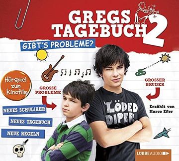 portada Gregs Film-Tagebuch 2 - Gibt's Probleme? Filmhörspiel. (en Alemán)