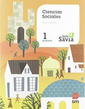 portada Ciencias Sociales. 1 Primaria. Más Savia. Castilla y León.