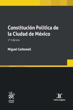 portada Constitución Política de la Ciudad de México 2ª Edición (Textos Legales -Mexico-)
