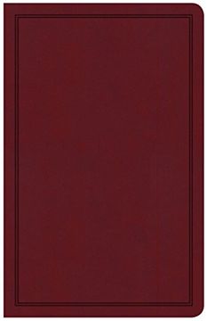 portada Csb Deluxe Gift Bible, Burgundy Leathertouch 