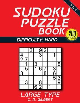 portada Sudoku Puzzle Book - Hard (en Inglés)