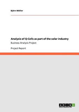 portada analysis of q-cells as part of the solar industry (en Inglés)
