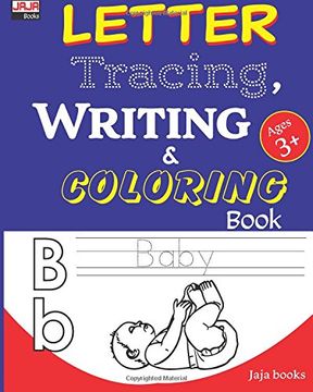 portada Letter Tracing,Writing and Coloring Book: Essential for Kids Practice! (Volume 1) (en Inglés)