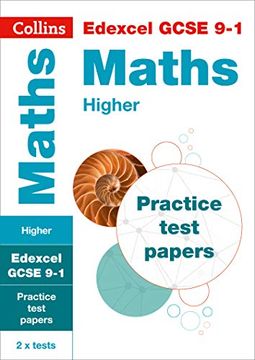 portada Collins GCSE 9-1 Revision - Edexcel GCSE 9-1 Maths Higher Practice Test Papers (en Inglés)