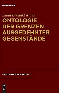 portada Ontologie der Grenzen Ausgedehnter Gegenstände (Philosophische Analyse (en Alemán)