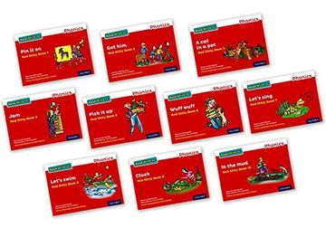 portada Read Write Inc. Phonics: Red Ditty Books Mixed Pack of 10 (en Inglés)