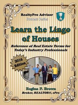 portada Learn the Lingo of Houses 2016 (paperback) (en Inglés)