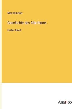 portada Geschichte des Alterthums: Erster Band (in German)