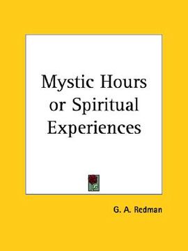 portada mystic hours or spiritual experiences (en Inglés)