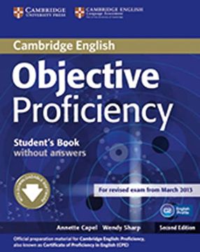 portada Objective Proficiency: Student's Book Without Answers. Student's Book Without Answers. (en Inglés)