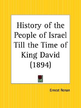 portada history of the people of israel till the time of king david (en Inglés)