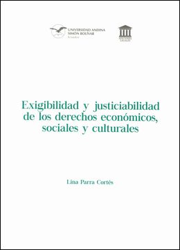 portada Exigibilidad y justiciabilidad de los derechos económicos, sociales y culturales
