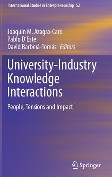 portada University-Industry Knowledge Interactions: People, Tensions and Impact (en Inglés)