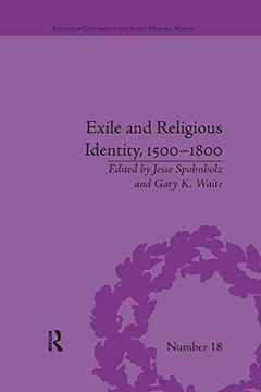 portada Exile and Religious Identity, 1500-1800 (in English)