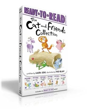 portada The cat and Friends Collection (Boxed Set): Cat has a Plan; Goat Wants to Eat; Pig Makes Art; Dog can Hide; Cat Sees Snow; Frog can hop (Ready-To-Read) (en Inglés)