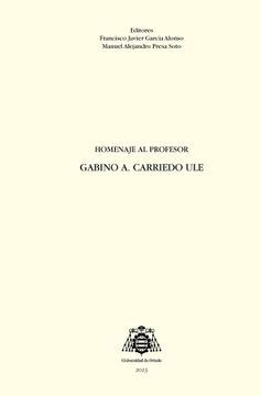 portada Homenaje al Profesor Gabino a. Carriedo ule