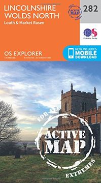 portada Lincolnshire Wolds North 1 : 25 000 (OS Explorer Active Map)