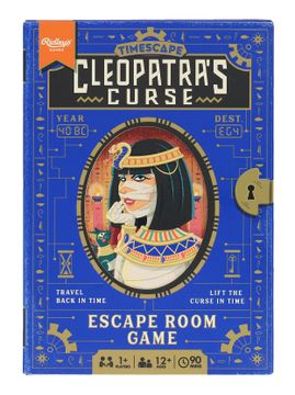 portada Ridley's Games Timescape: Cleopatra’S Curse an Escape Room Game - Brainteasers - Mystery Solving - Crack the Code - Game Night Favorites - Ages 12+ | 90 Minute Gameplay - Re-Gift to Your Friends!