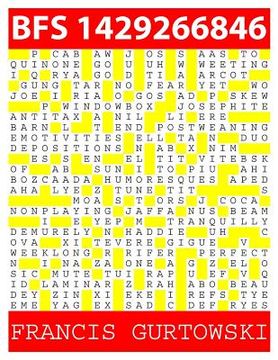 portada Bfs 1429266846: A BFS Puzzle (en Inglés)