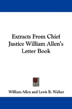 portada extracts from chief justice william allen's letter book