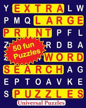 portada EXTRA LARGE Print WORD SEARCH Puzzles