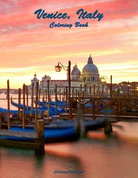 portada Venice, Italy Coloring Book (in English)