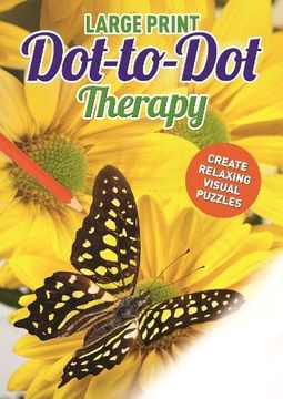 portada Large Print Dot-To-Dot Therapy (Colouring Books) 