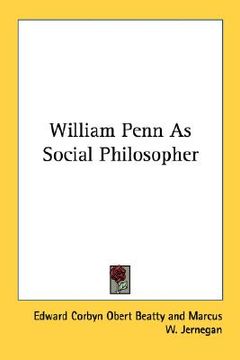 portada william penn as social philosopher