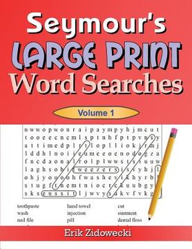 portada Seymour's Large Print Word Searches - Volume 1 (in English)