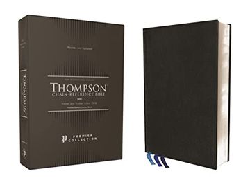 portada Niv, Thompson Chain-Reference Bible, Premium Goatskin Leather, Black, Premier Collection, Black Letter, art Gilded Edges, Comfort Print