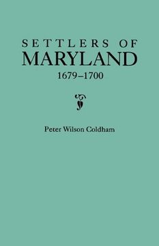 portada settlers of maryland, 1679-1700. extracted from the hall of records, annapolis, maryland (en Inglés)