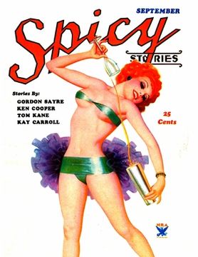 portada Spicy Stories, September 1934 (en Inglés)