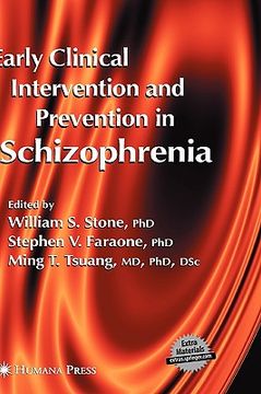 portada early clinical intervention and prevention in schizophrenia (en Inglés)