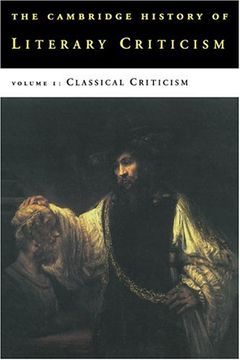 portada The Cambridge History of Literary Criticism, Vol. 1: Classical Criticism 