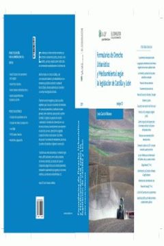 portada Formularios de Derecho urbanístico y medioambiental según la legislación de Castilla y León