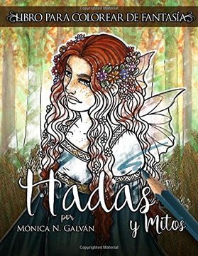 portada Hadas y Mitos: Libro para Colorear de Fantasía