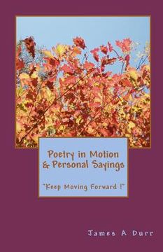 portada poetry in motion and personal sayings (en Inglés)