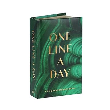 portada Malachite Green one Line a Day: A Five-Year Memory Book (en Inglés)