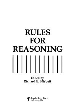 portada Rules for Reasoning (en Inglés)