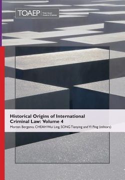 portada Historical Origins of International Criminal Law: Volume 4 (in English)