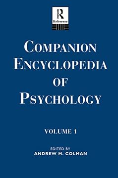 portada Companion Encyclopedia of Psychology: Volume One (en Inglés)