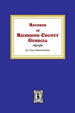 portada Records of Richmond County, Georgia (en Inglés)