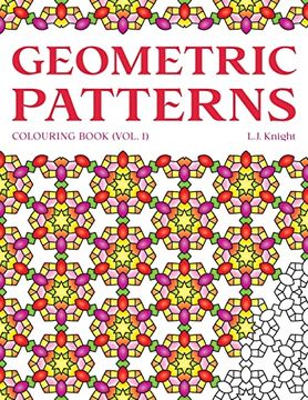 portada Geometric Patterns Colouring Book: 50 Unique Pattern Designs (Ljk Colouring Books)