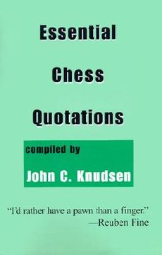 portada essential chess quotations (in English)