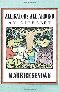 portada Alligators all Around Board Book: An Alphabet (en Inglés)