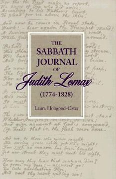 portada the sabbath journal of judith lomax (en Inglés)
