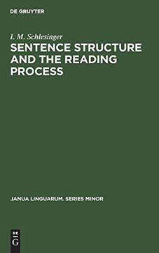 portada Sentence Structure and the Reading Process (Janua Linguarum. Series Minor) (en Inglés)