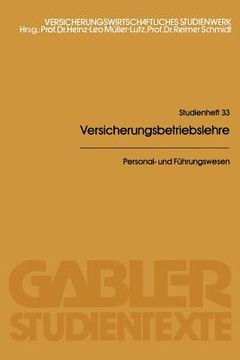 portada Personal- Und Führungswesen (en Alemán)